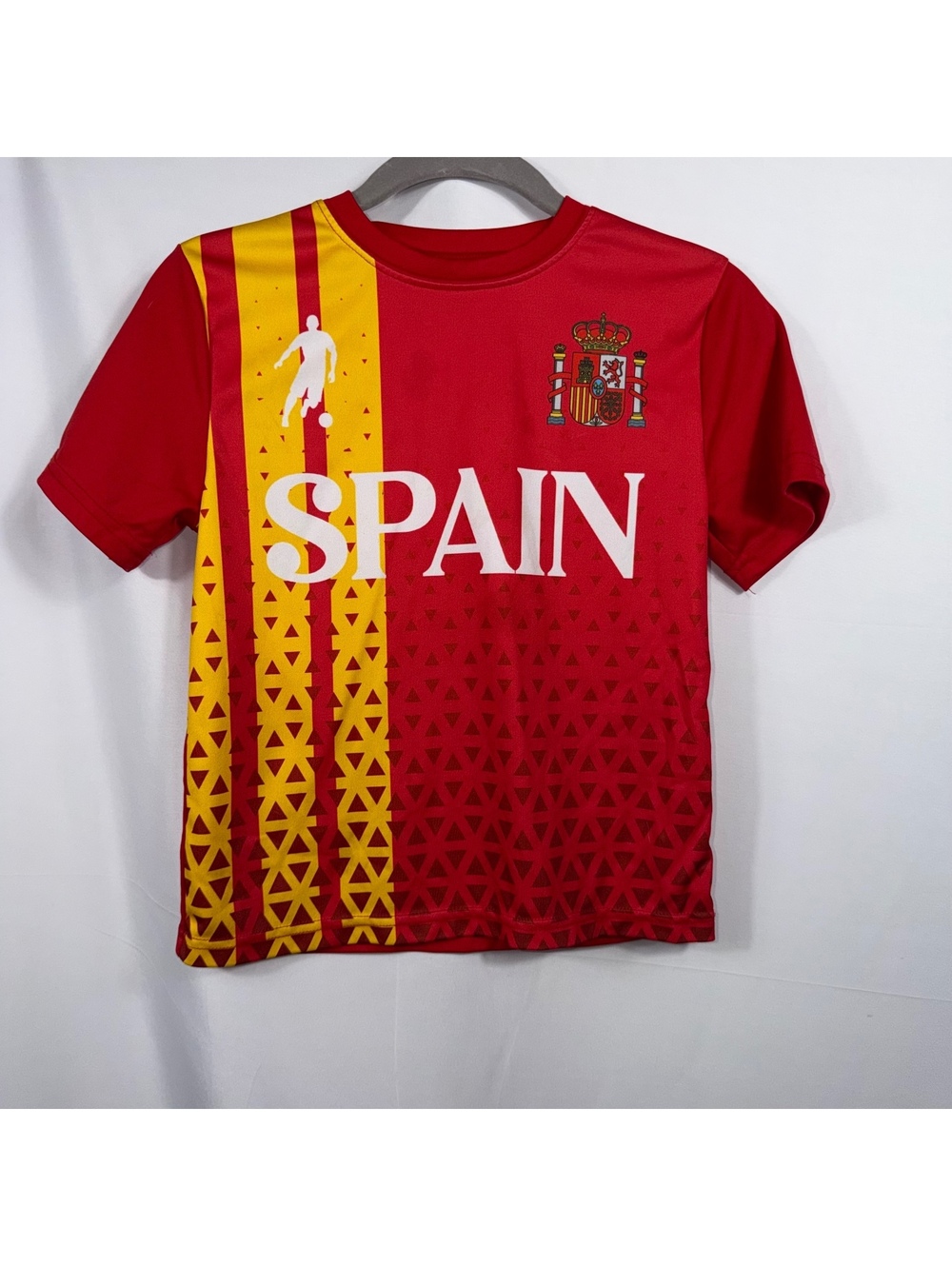 Fast Action Spain Soccer Jersey Shirt Red Size S